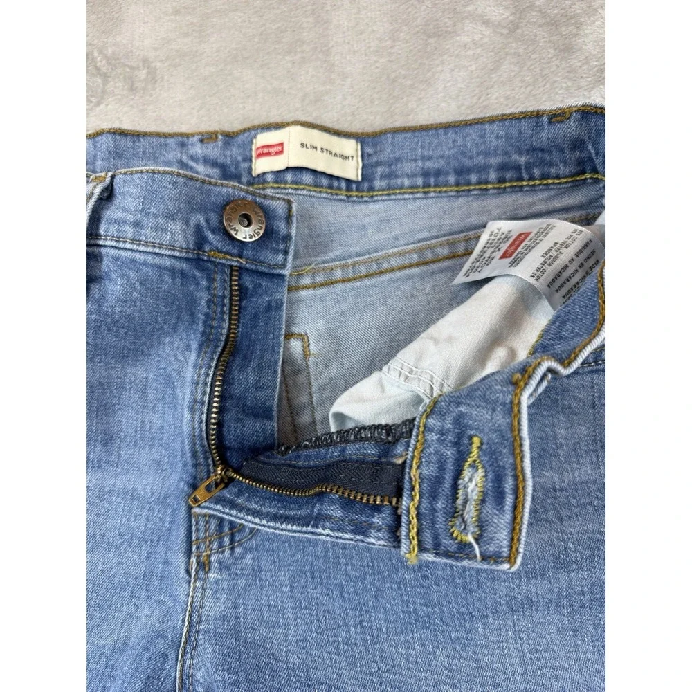 Wrangler Jeans Men's‎ Slim Straight Denim Blue 30x30 1092SSWCY Stretch